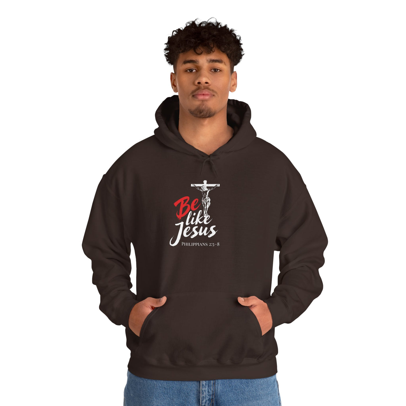 Faith-Inspired Hooded Sweatshirt - Be Like Jesus, Inspirational Apparel, Religious Hoodie
