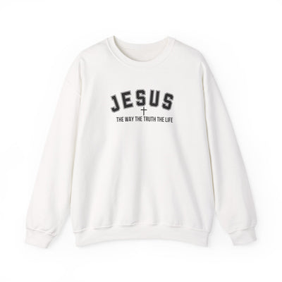 Jesus The Way The Truth The Life Faith-Inspired Crewneck Sweatshirt