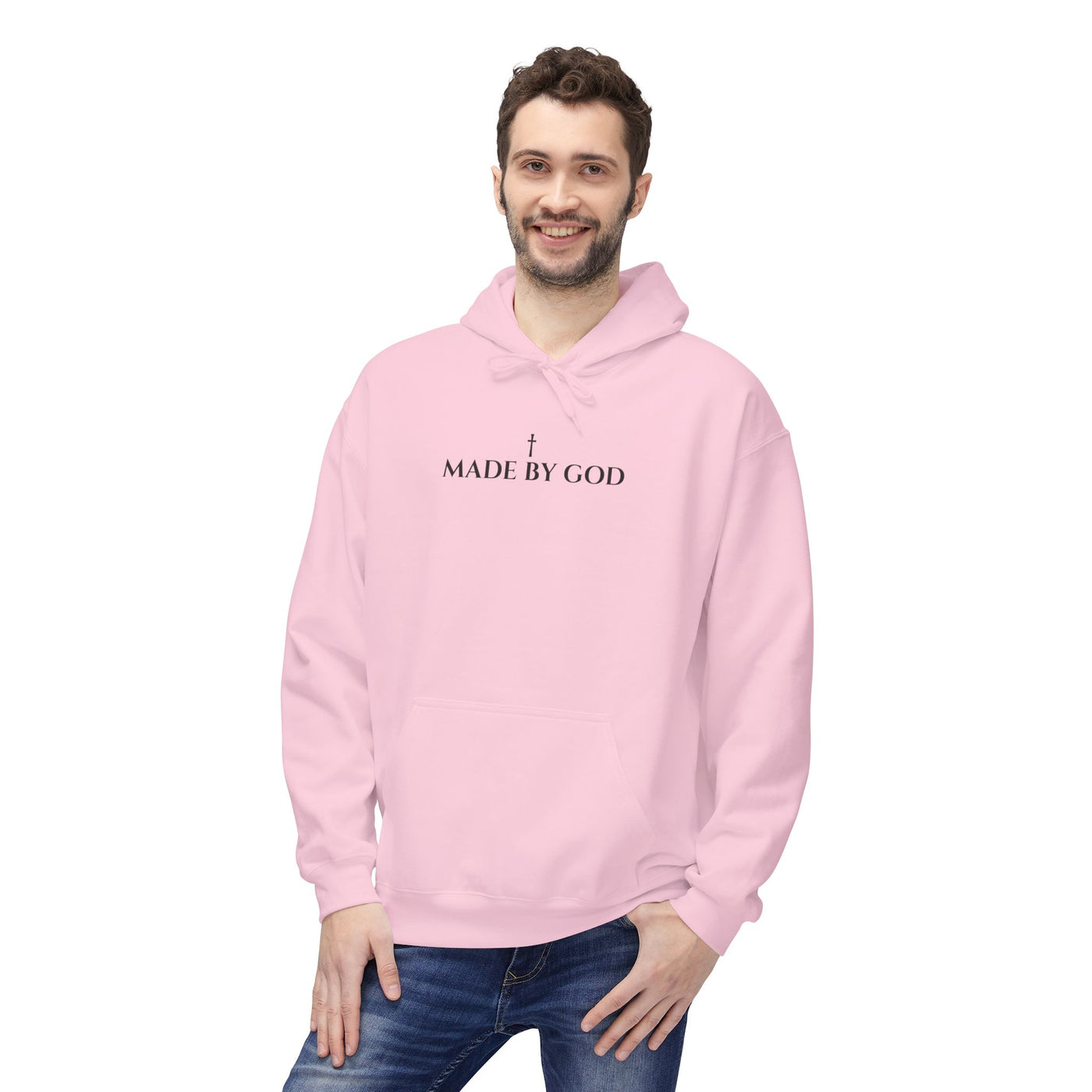 Unisex Made by God Hoodie, Inspirational Apparel