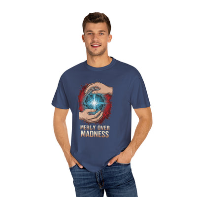 Mercy Over Madness T-Shirt, Unisex Casual Tee, Gift for Mental Health Awareness