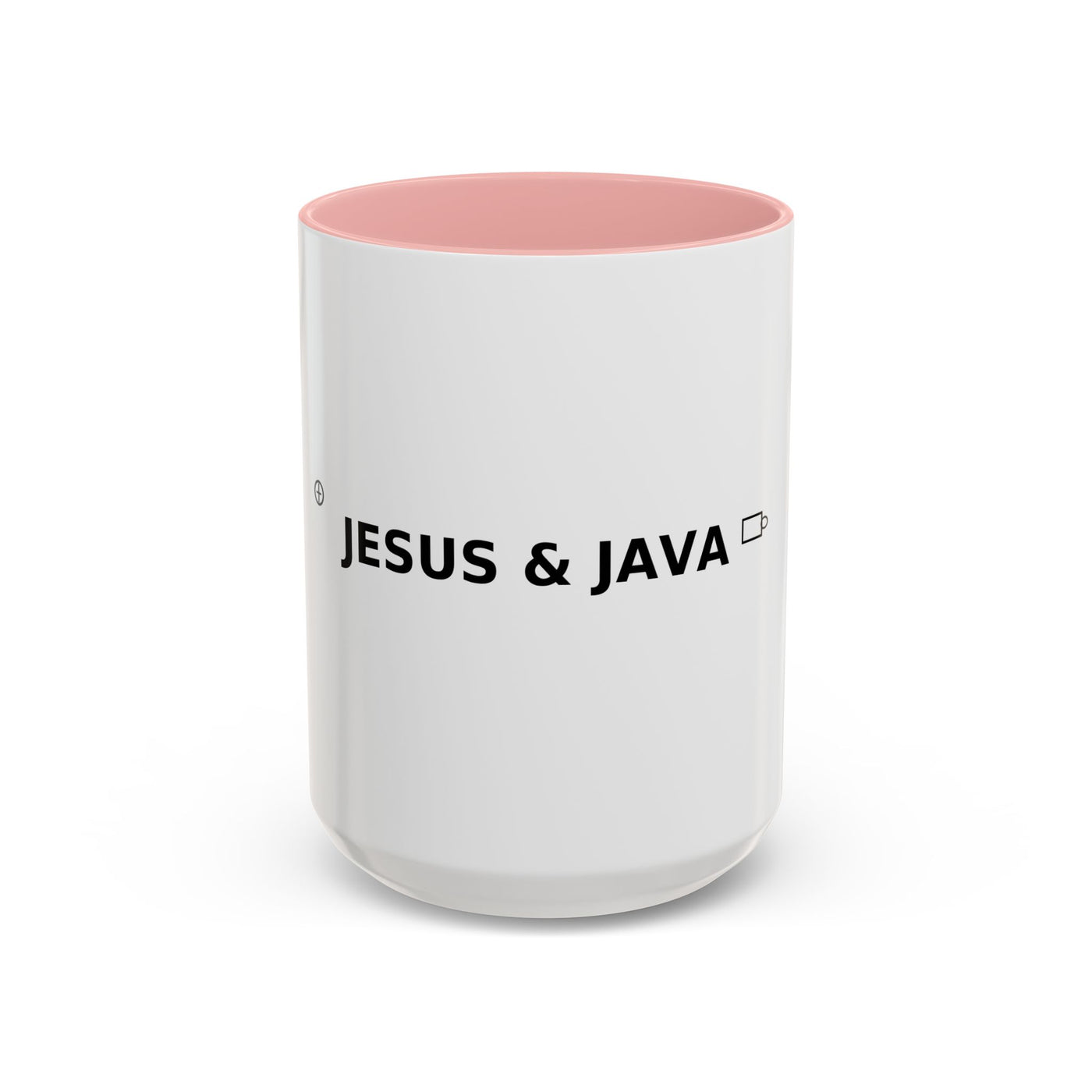 Jesus and Java Coffee Mug (11, 15oz), Dishwasher Safe