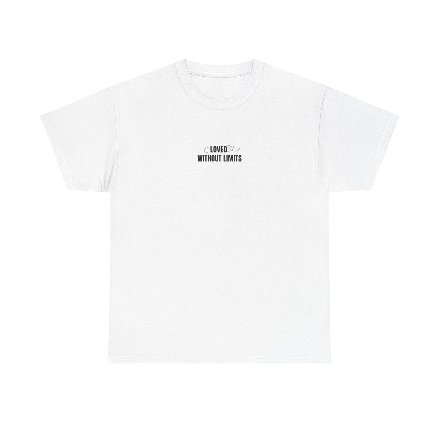 Love Without Limits Unisex Heavy Cotton Tee, Casual T-Shirt, Inspirational Apparel