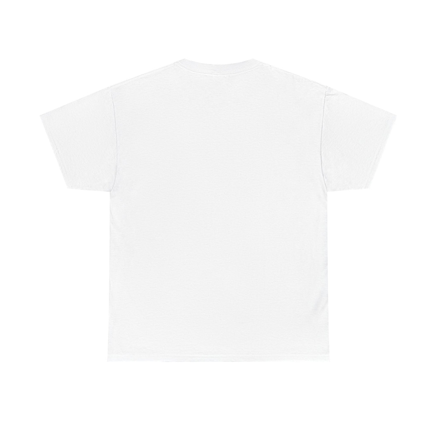 Unisex Heavy Cotton Tee with Above Saint Design