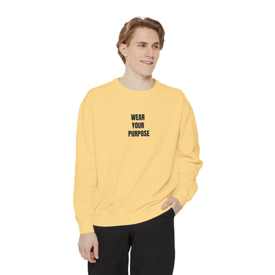 Purposeful Unisex Sweatshirt, Cozy Gift for Friends, Affirmation Apparel