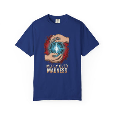 Mercy Over Madness T-Shirt, Unisex Casual Tee, Gift for Mental Health Awareness