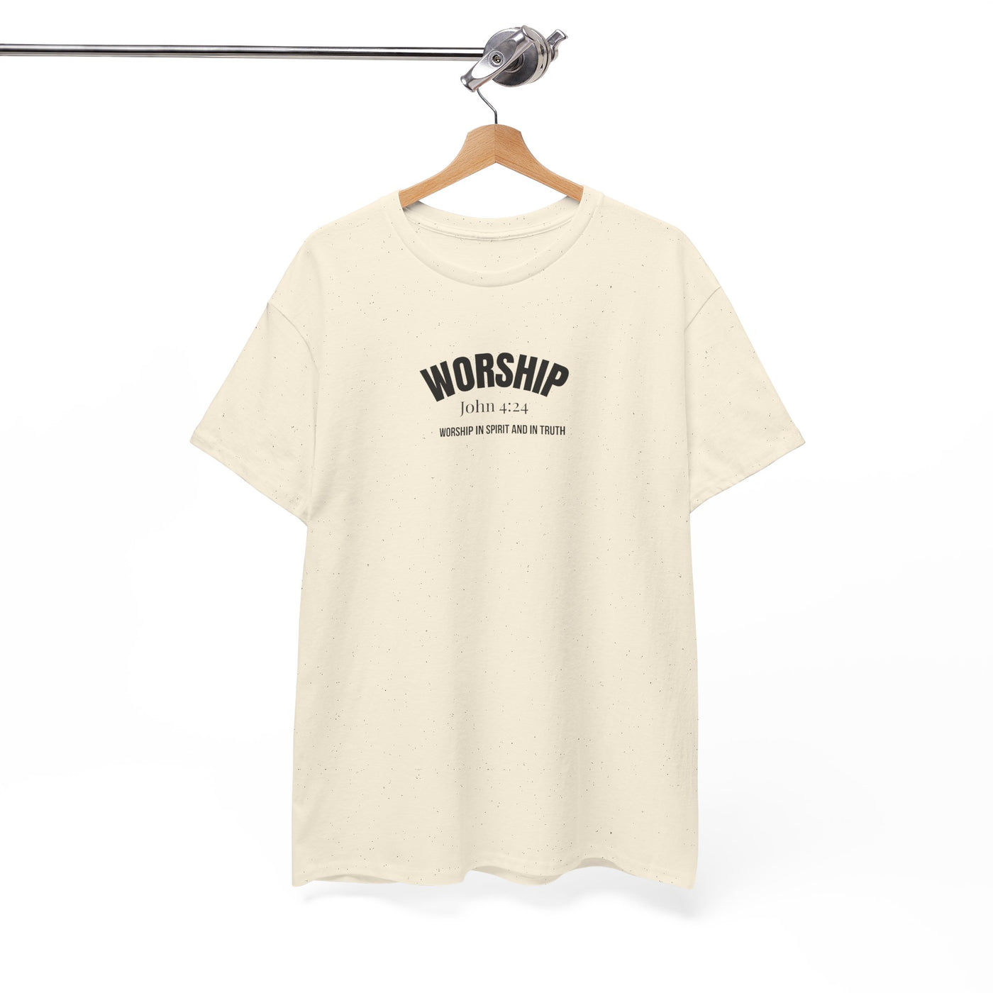 Worship Inspirational Unisex Tee, Faith-based T-Shirt, Religious Apparel