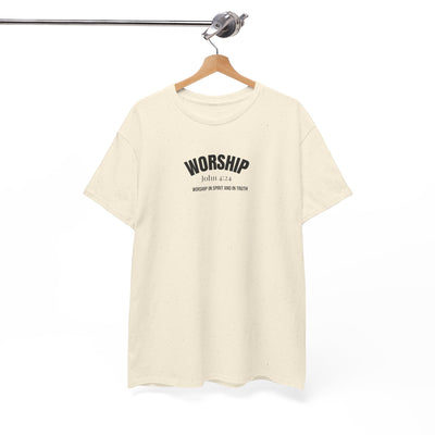 Worship Inspirational Unisex Tee, Faith-based T-Shirt, Religious Apparel