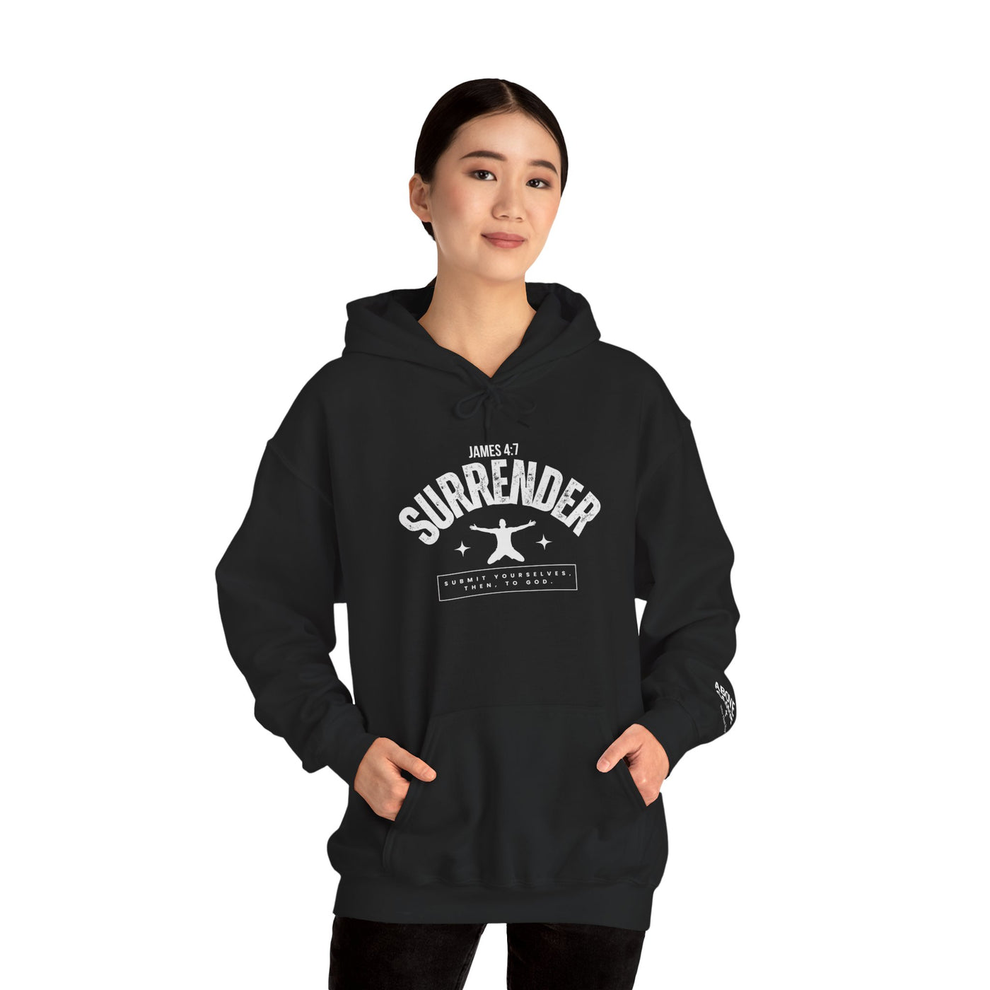 Inspirational Surrender Hoodie - Unisex Heavy Blend Sweatshirt