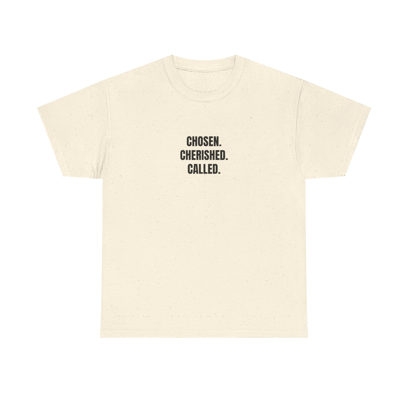 Chosen Cherished Called Unisex Heavy Cotton Tee, Inspirational T-Shirt