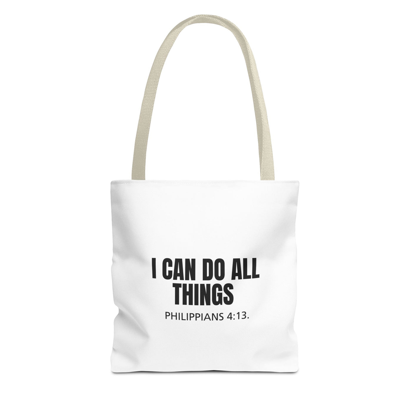 Inspirational Scripture Tote – Philippians 4:13 “I Can Do All Things”