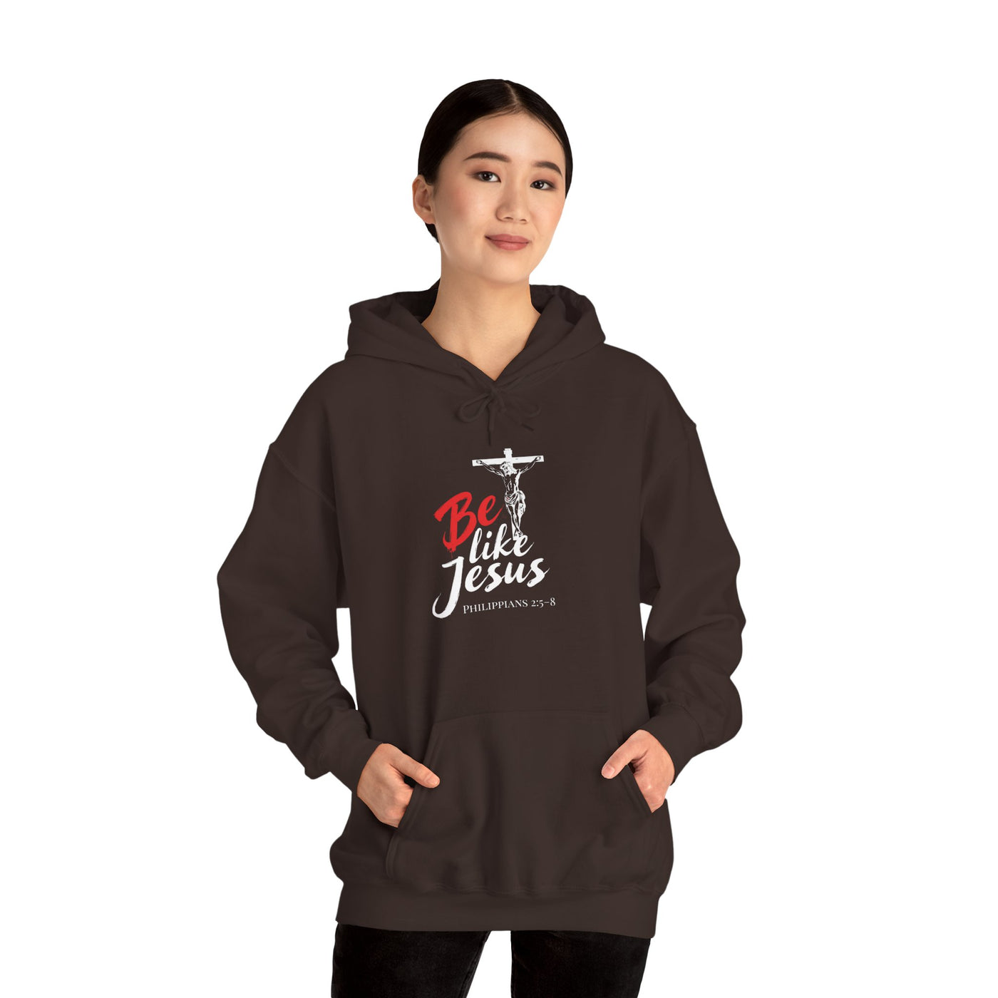 Faith-Inspired Hooded Sweatshirt - Be Like Jesus, Inspirational Apparel, Religious Hoodie