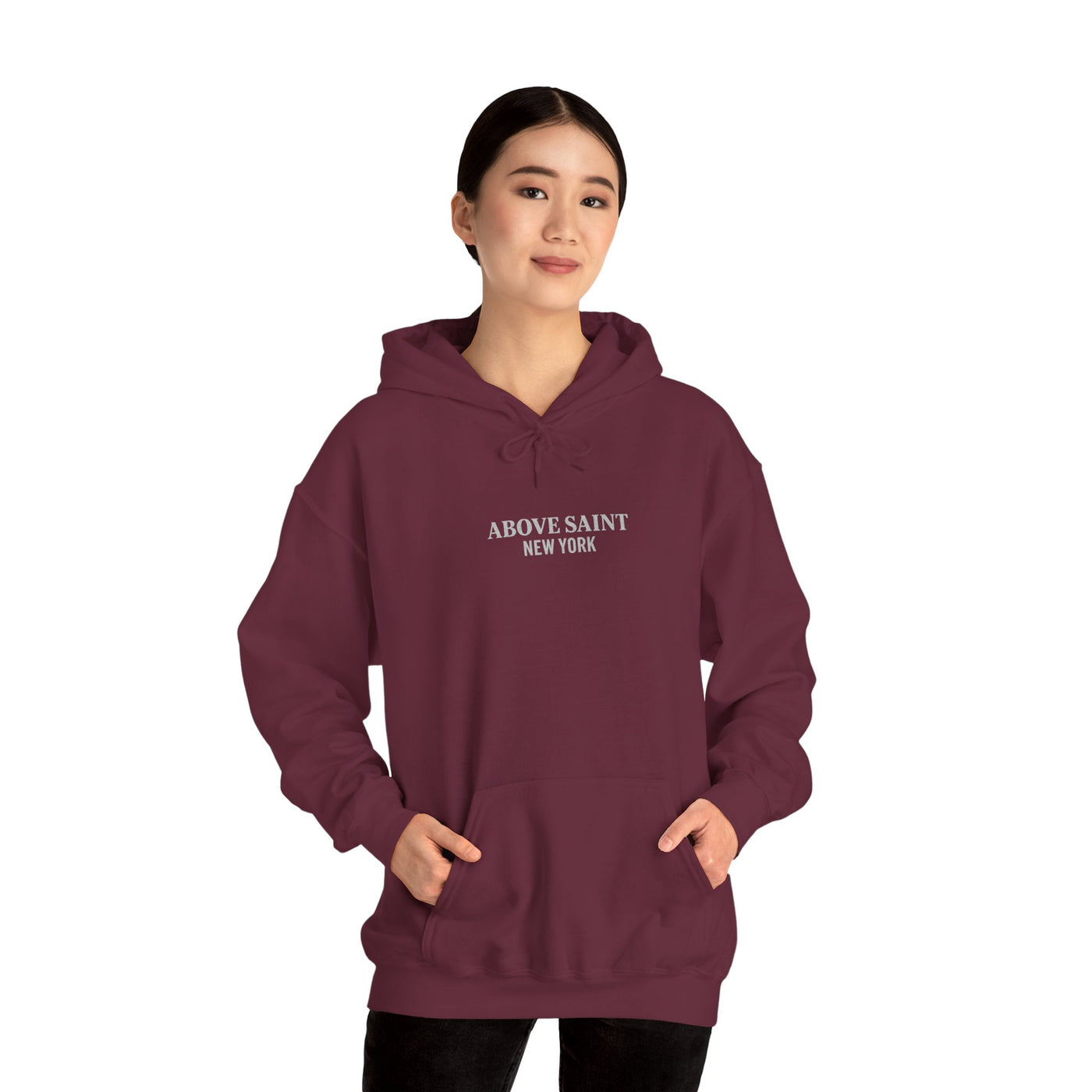 Inspirational Hooded Sweatshirt - "Walk by Faith, Not by Fear"