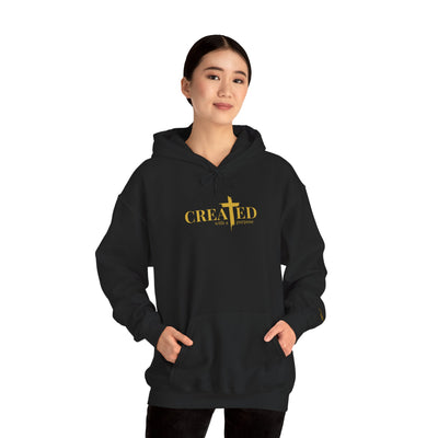 Created Faith Hooded Sweatshirt - Inspirational Unisex Hoodie