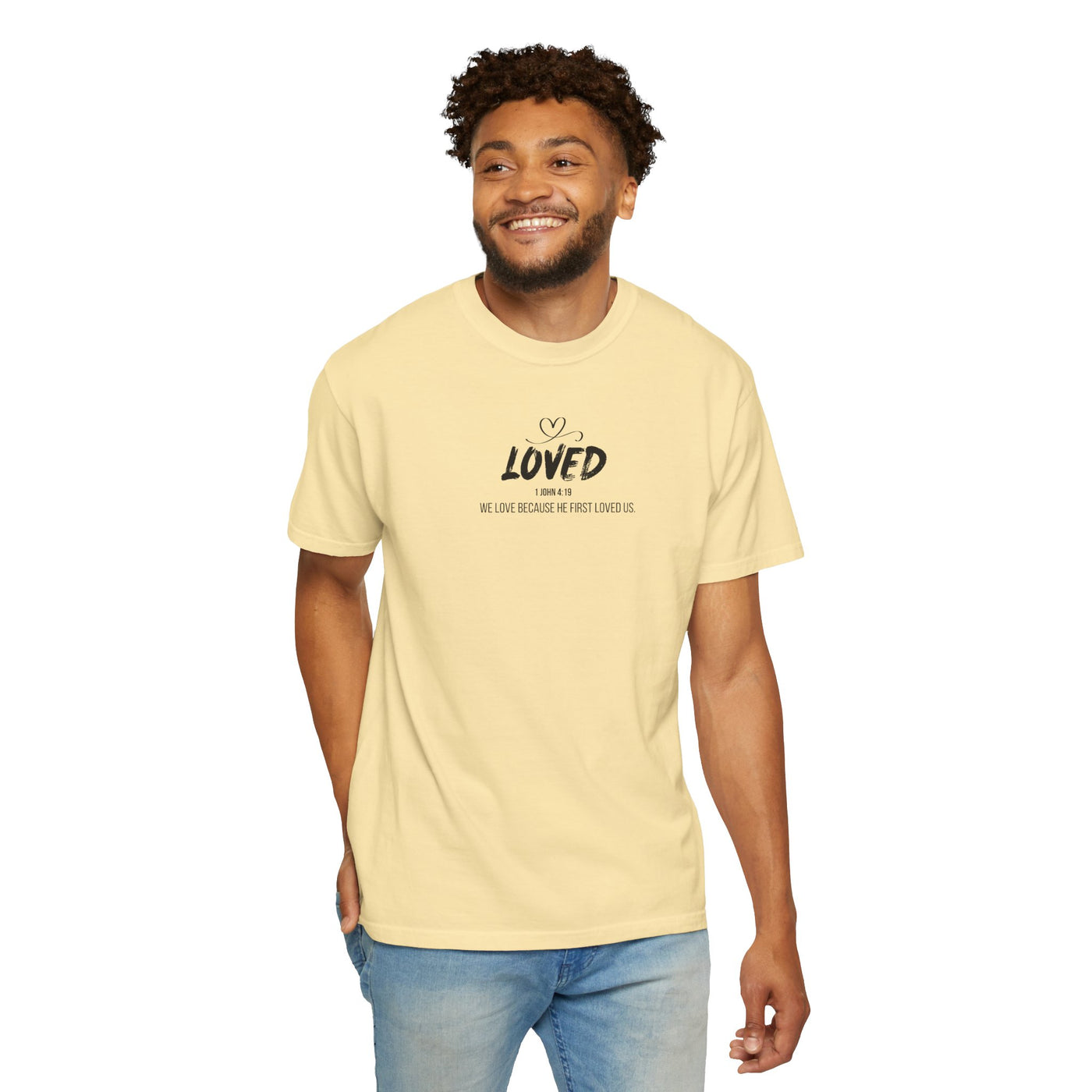 Loved Motivational  Tee for Comfort