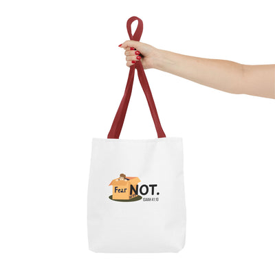 Fear Not Inspirational Tote Bag, Motivational Shopping Bag