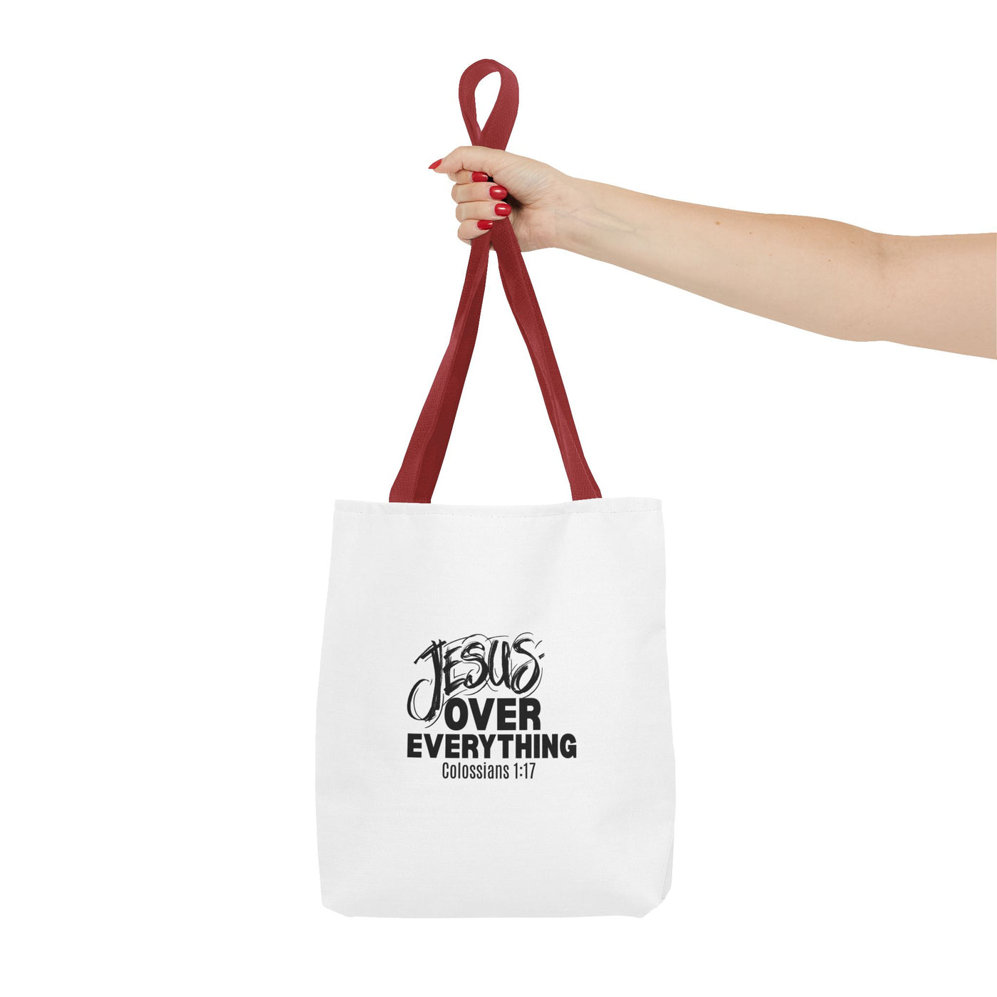 Inspirational Tote Bag | Jesus Over Everything | Faith Inspired  Everyday Use