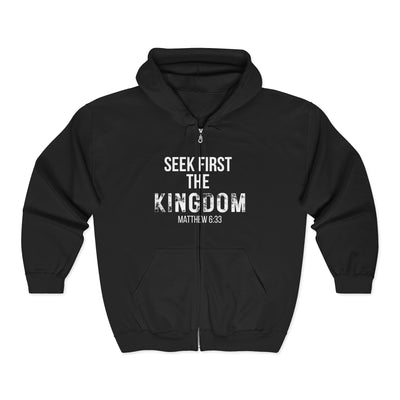Seek First The Kingdom Unisex Heavy Blend™ Full Zip Hoodie