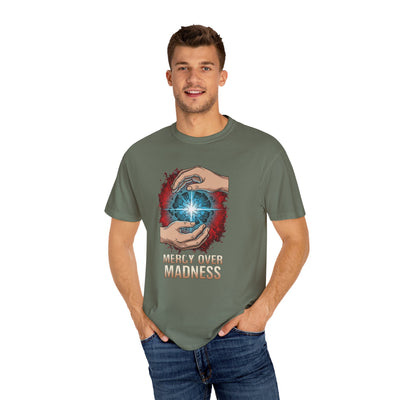 Mercy Over Madness T-Shirt, Unisex Casual Tee, Gift for Mental Health Awareness