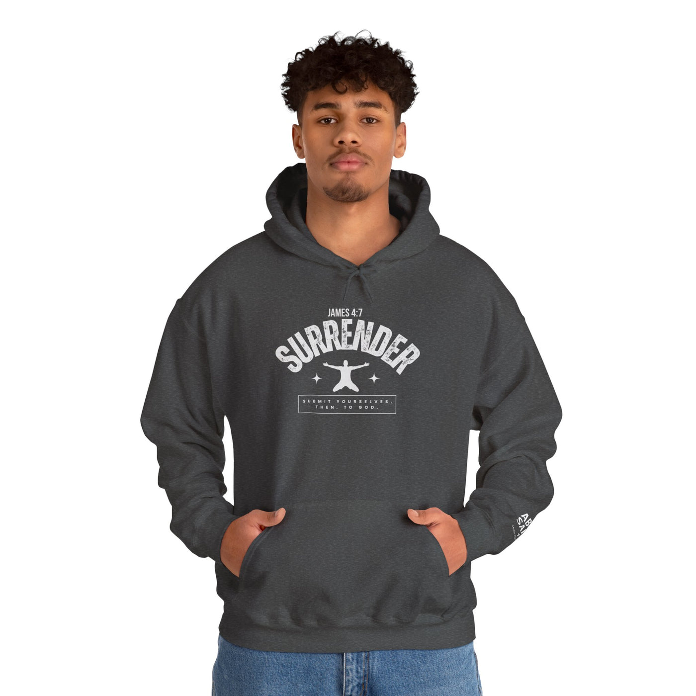 Inspirational Surrender Hoodie - Unisex Heavy Blend Sweatshirt