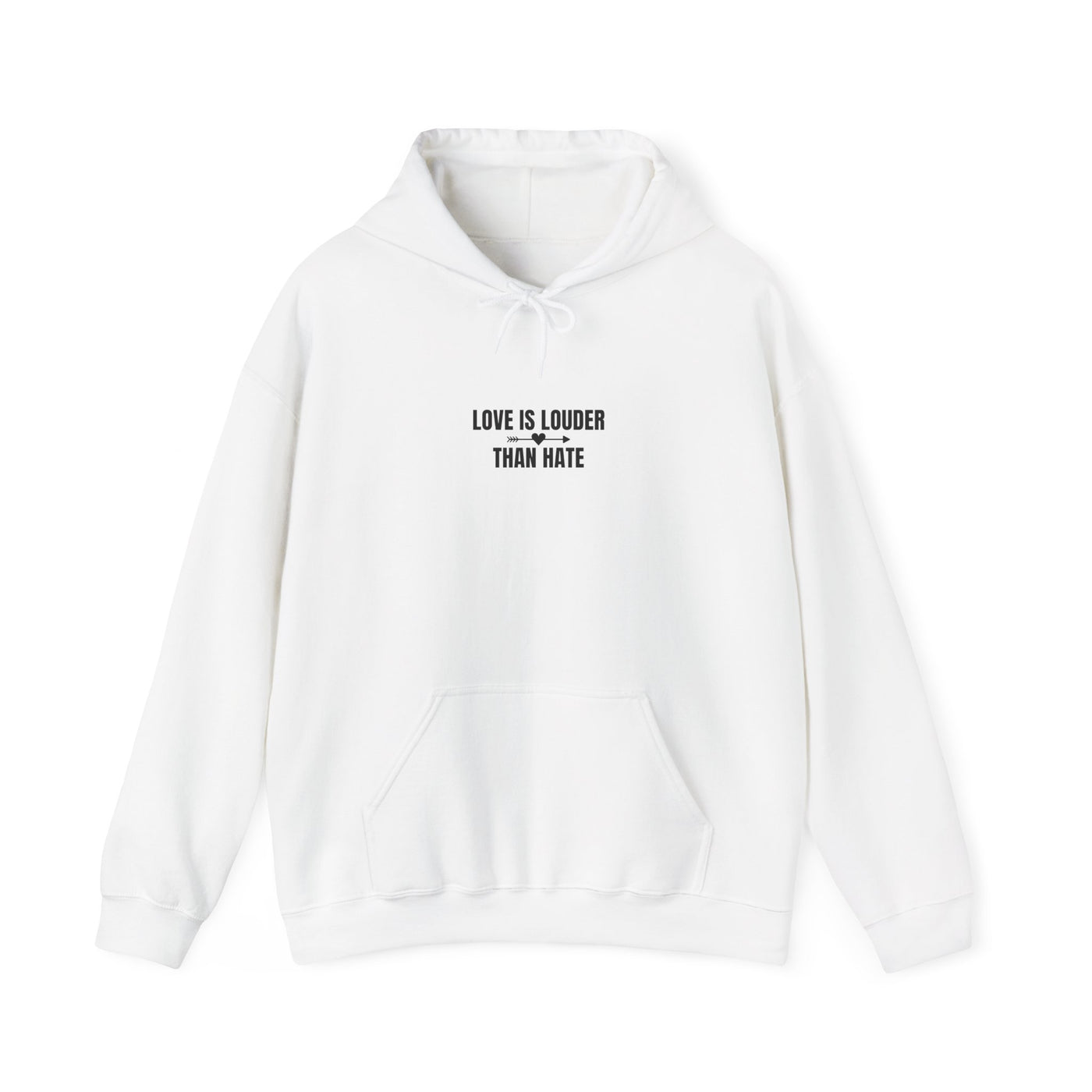 Love Is Louder Hoodie | Unisex Sweatshirt for Kindness & Activism