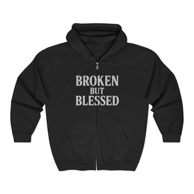 Broken But Blessed Zip Hoodie