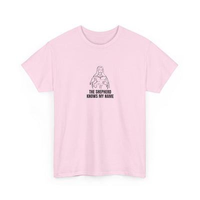 Shepherd Tee, Unisex Heavy Cotton Tee for Faith, Christian Gift, Religious Apparel, Bible Quotes, Everyday Wear