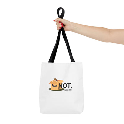 Fear Not Inspirational Tote Bag, Motivational Shopping Bag