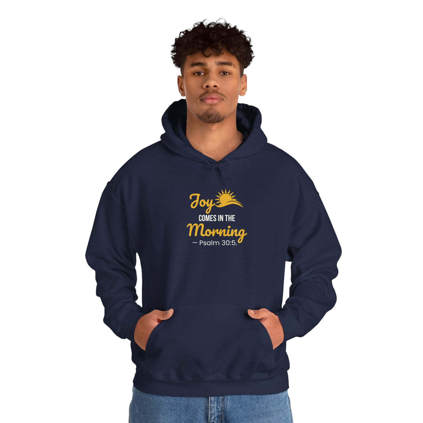 Joy Comes in the Morning Hoodie, Inspirational  Sweatshirt