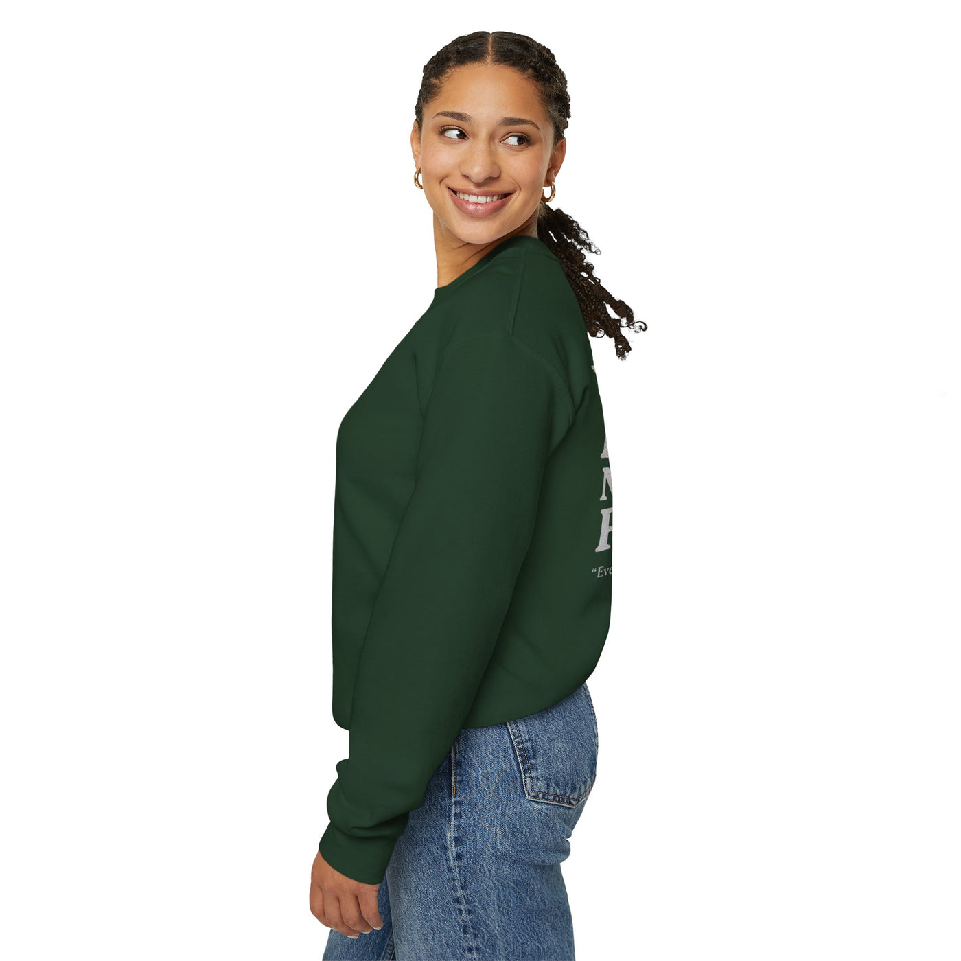 Inspirational Sweatshirt - Walk by Faith, Not by Fear