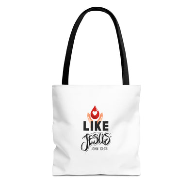 Inspirational Tote Bag - Love Like Jesus, Christian Gift, Bible Verse Bag, Everyday Use
