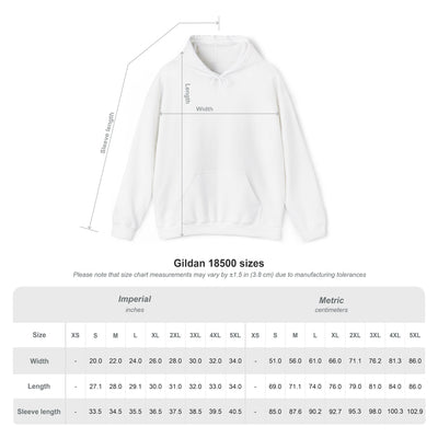 Inspirational Hooded Sweatshirt - "Walk by Faith, Not by Fear"