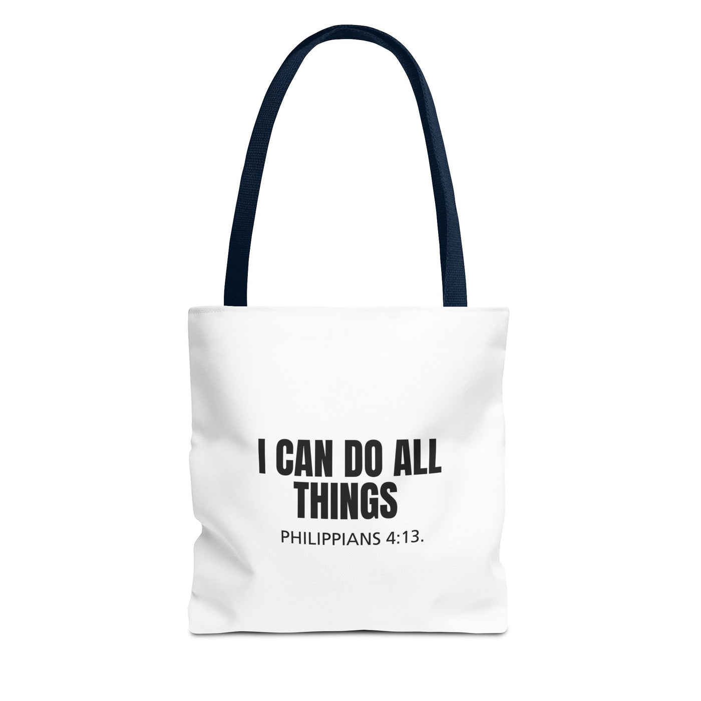 Inspirational Scripture Tote – Philippians 4:13 “I Can Do All Things”