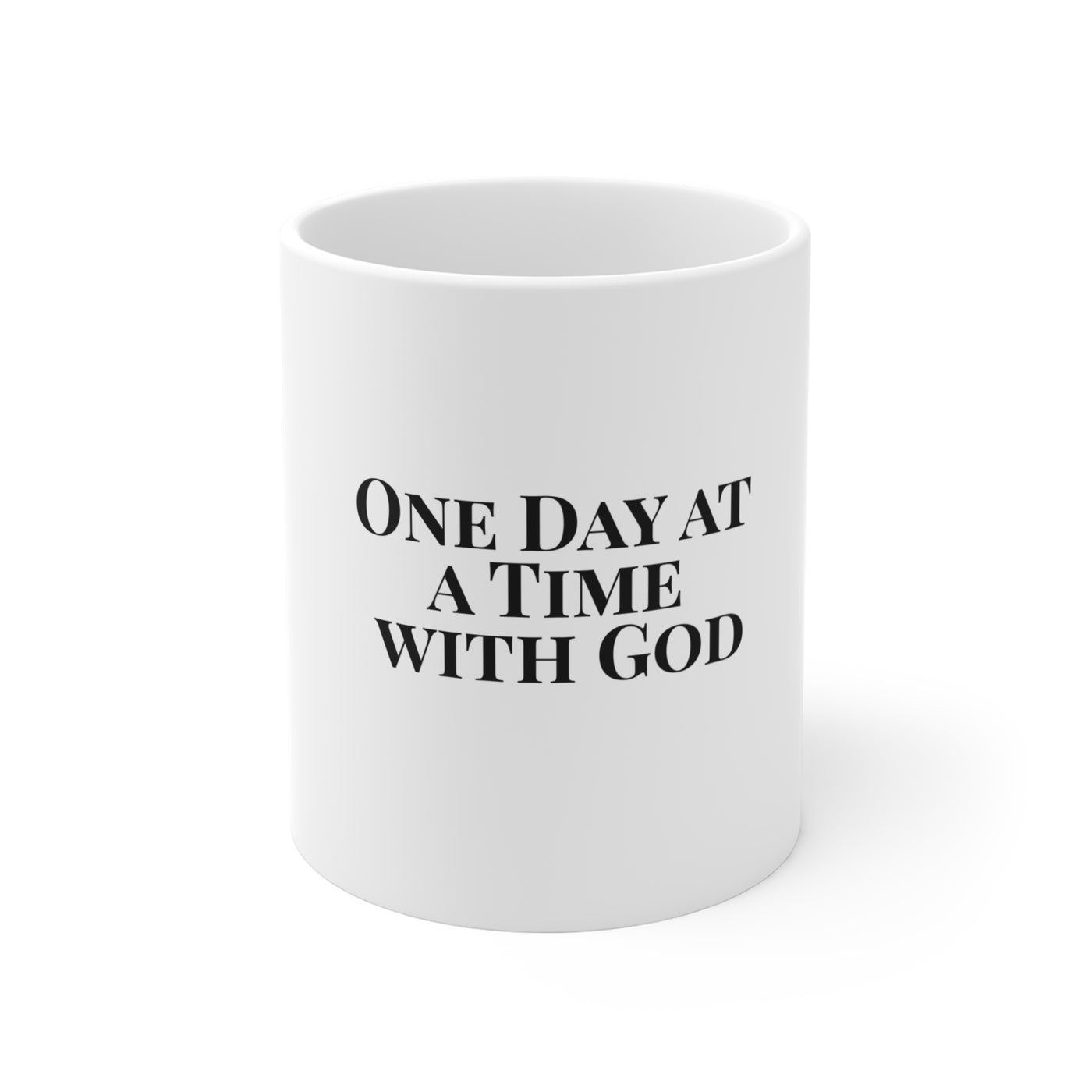 One Day at A Time With God Mug 11oz