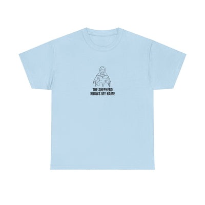 Shepherd Tee, Unisex Heavy Cotton Tee for Faith, Christian Gift, Religious Apparel, Bible Quotes, Everyday Wear