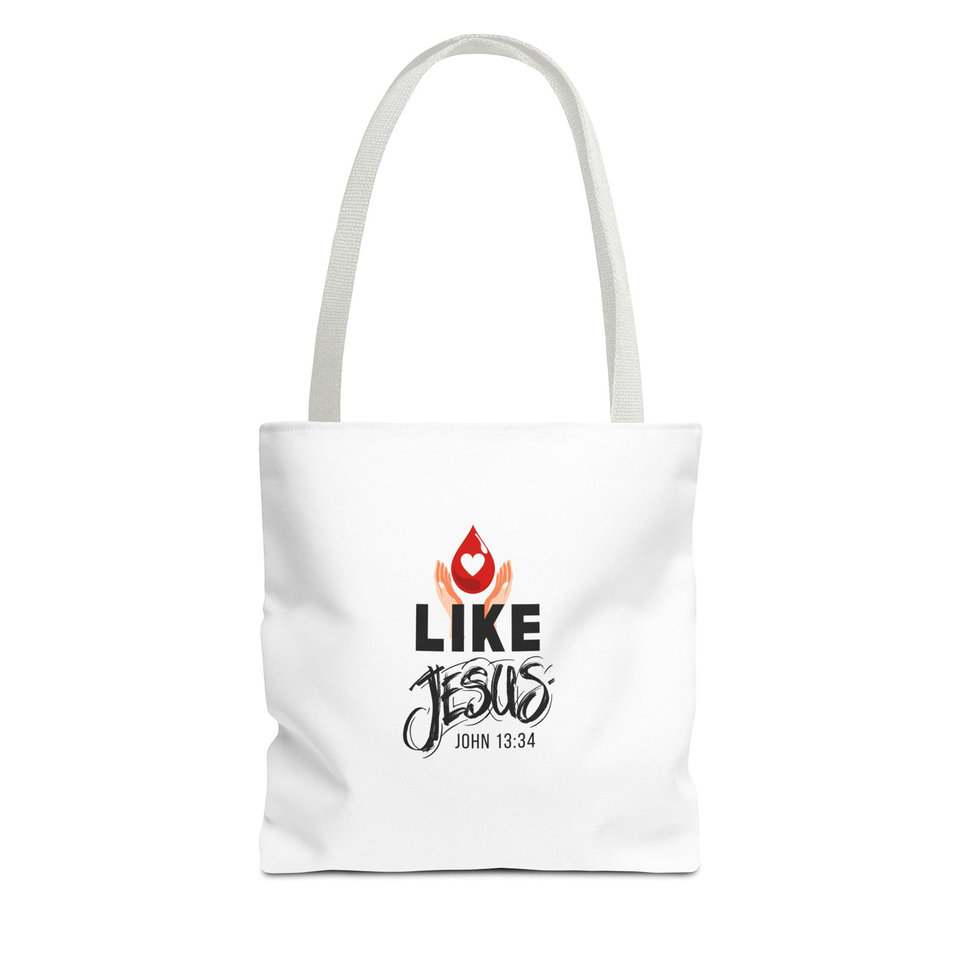 Inspirational Tote Bag - Love Like Jesus, Christian Gift, Bible Verse Bag, Everyday Use