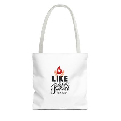 Inspirational Tote Bag - Love Like Jesus, Christian Gift, Bible Verse Bag, Everyday Use