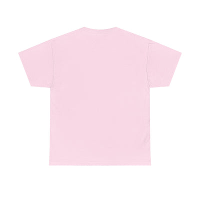 Unisex Heavy Cotton Tee with Above Saint Design