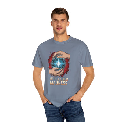 Mercy Over Madness T-Shirt, Unisex Casual Tee, Gift for Mental Health Awareness