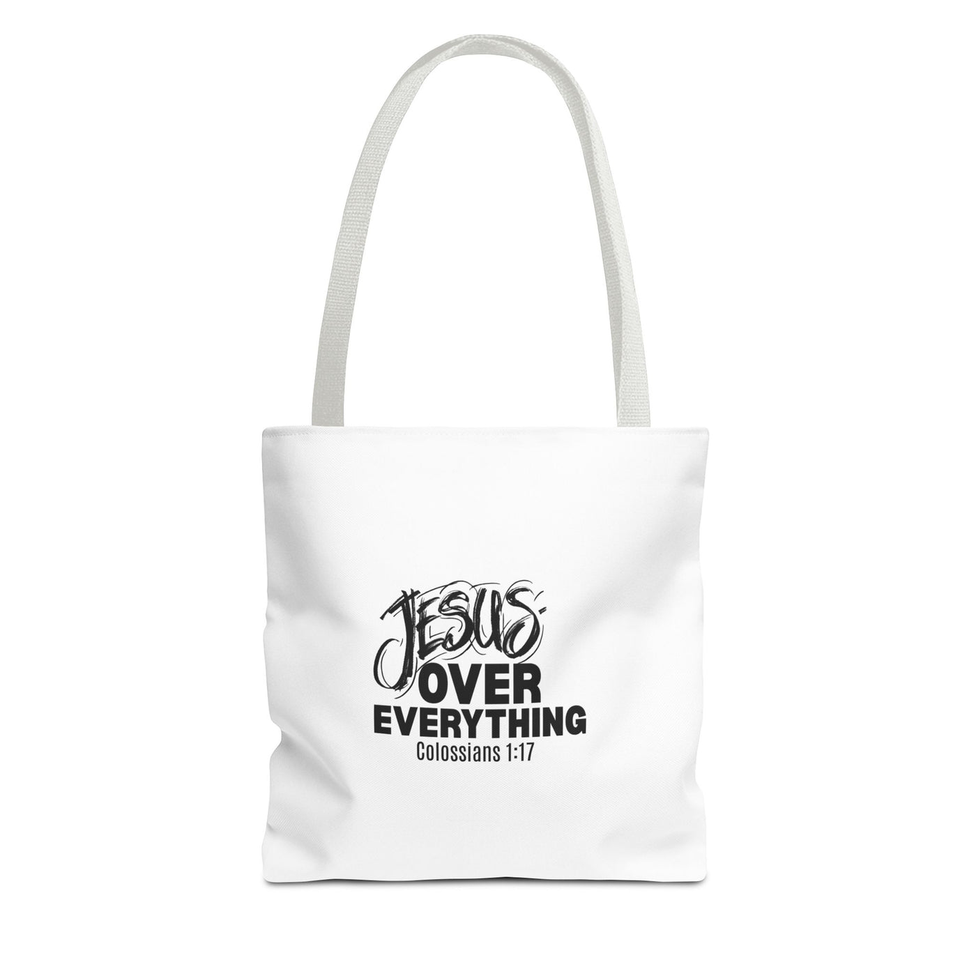 Inspirational Tote Bag | Jesus Over Everything | Faith Inspired  Everyday Use