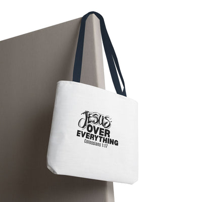 Inspirational Tote Bag | Jesus Over Everything | Faith Inspired  Everyday Use