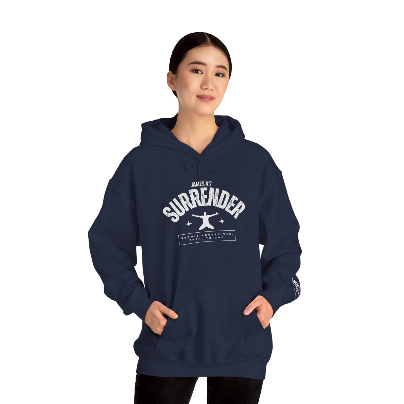 Inspirational Surrender Hoodie - Unisex Heavy Blend Sweatshirt