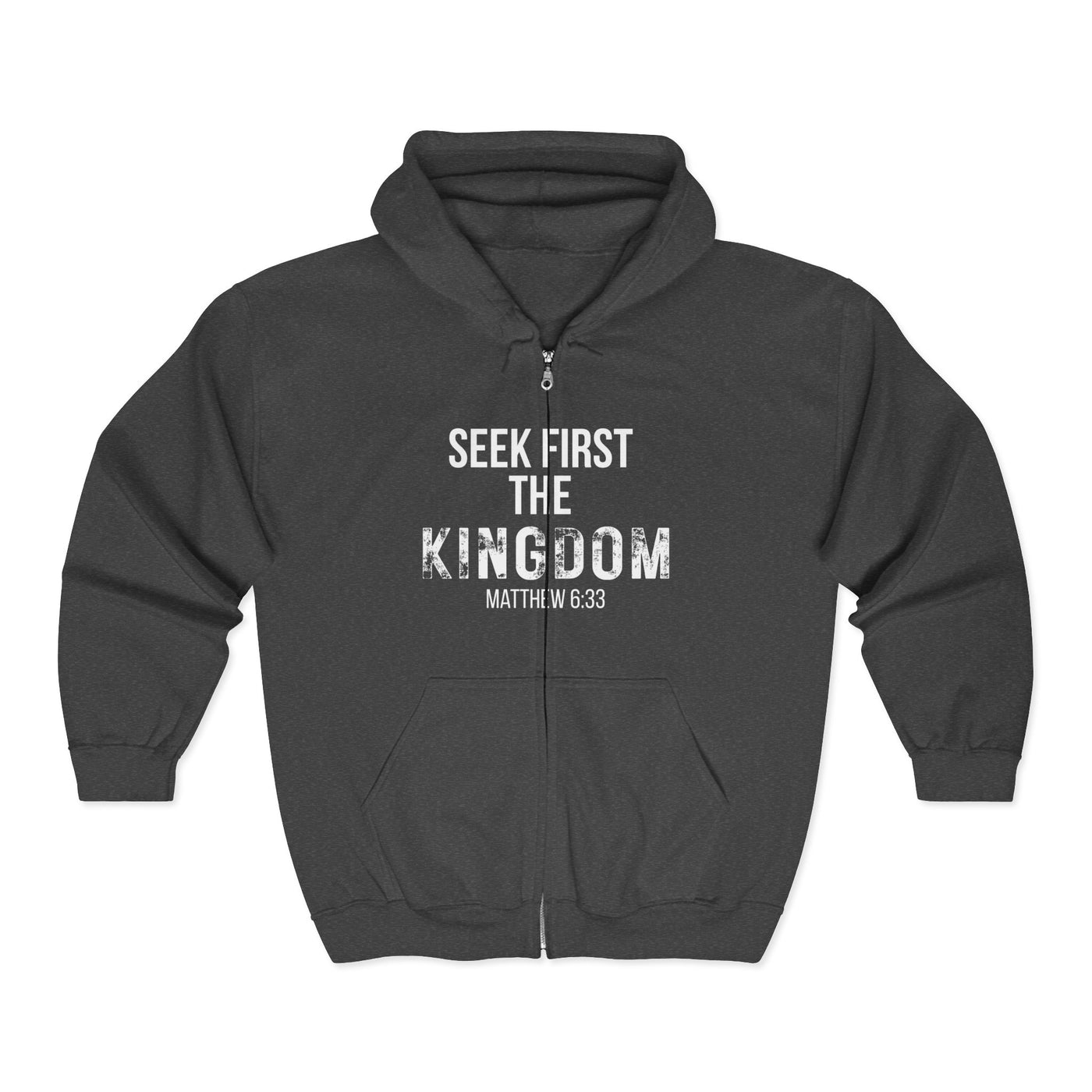 Seek First The Kingdom Unisex Heavy Blend™ Full Zip Hoodie