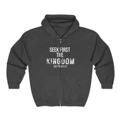 Seek First The Kingdom Unisex Heavy Blend™ Full Zip Hoodie