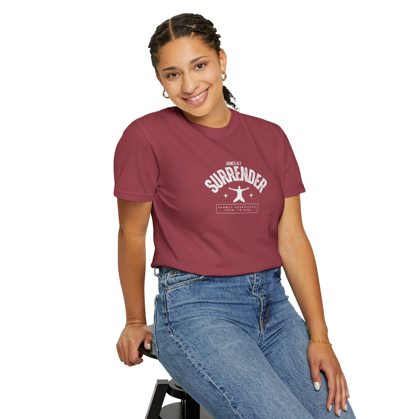 Unisex Surrender Shirt, Inspirational Tee , Everyday Wear