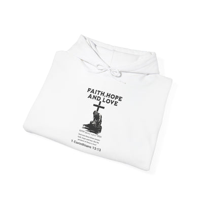 Faith, Hope & Love Hoodie | Inspirational Christian Apparel