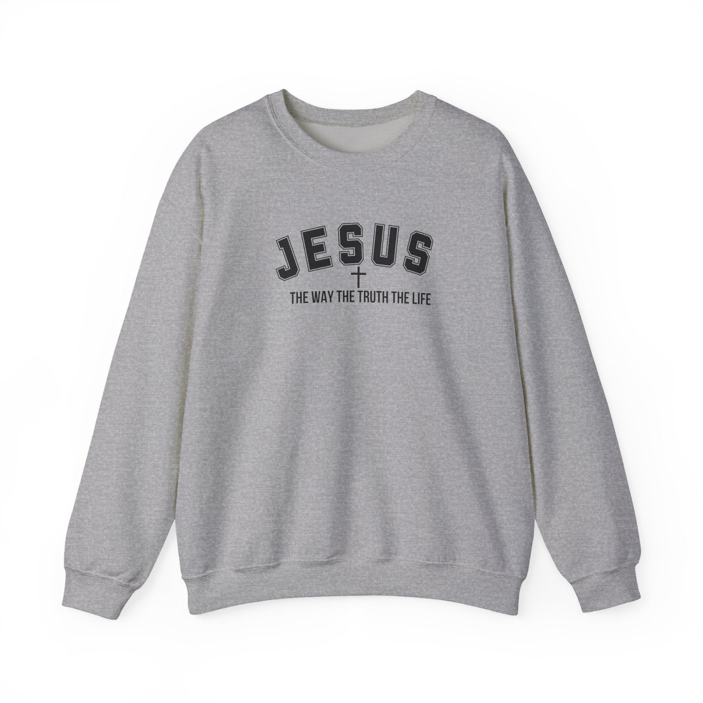 Jesus The Way The Truth The Life Faith-Inspired Crewneck Sweatshirt