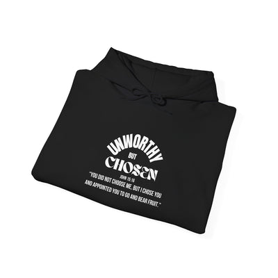 Unworthy but Chosen Unisex Motivational Hoodie