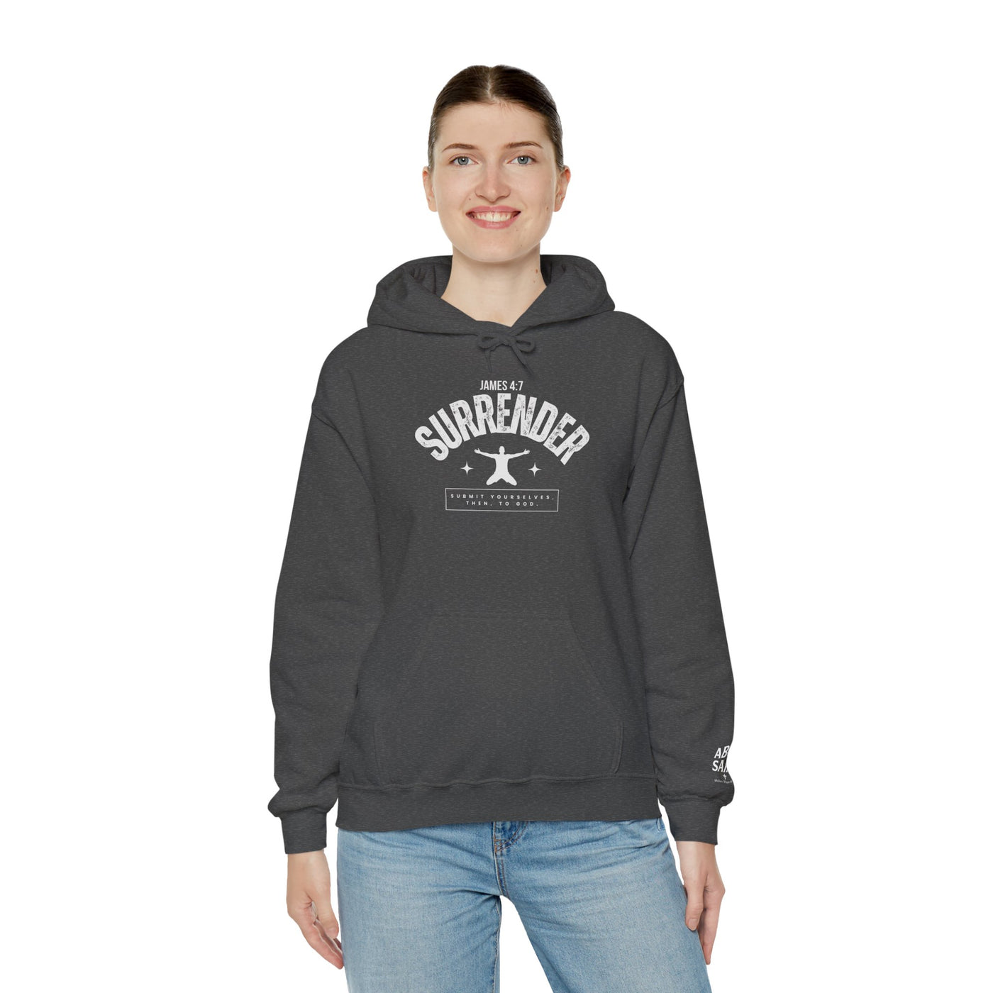 Inspirational Surrender Hoodie - Unisex Heavy Blend Sweatshirt