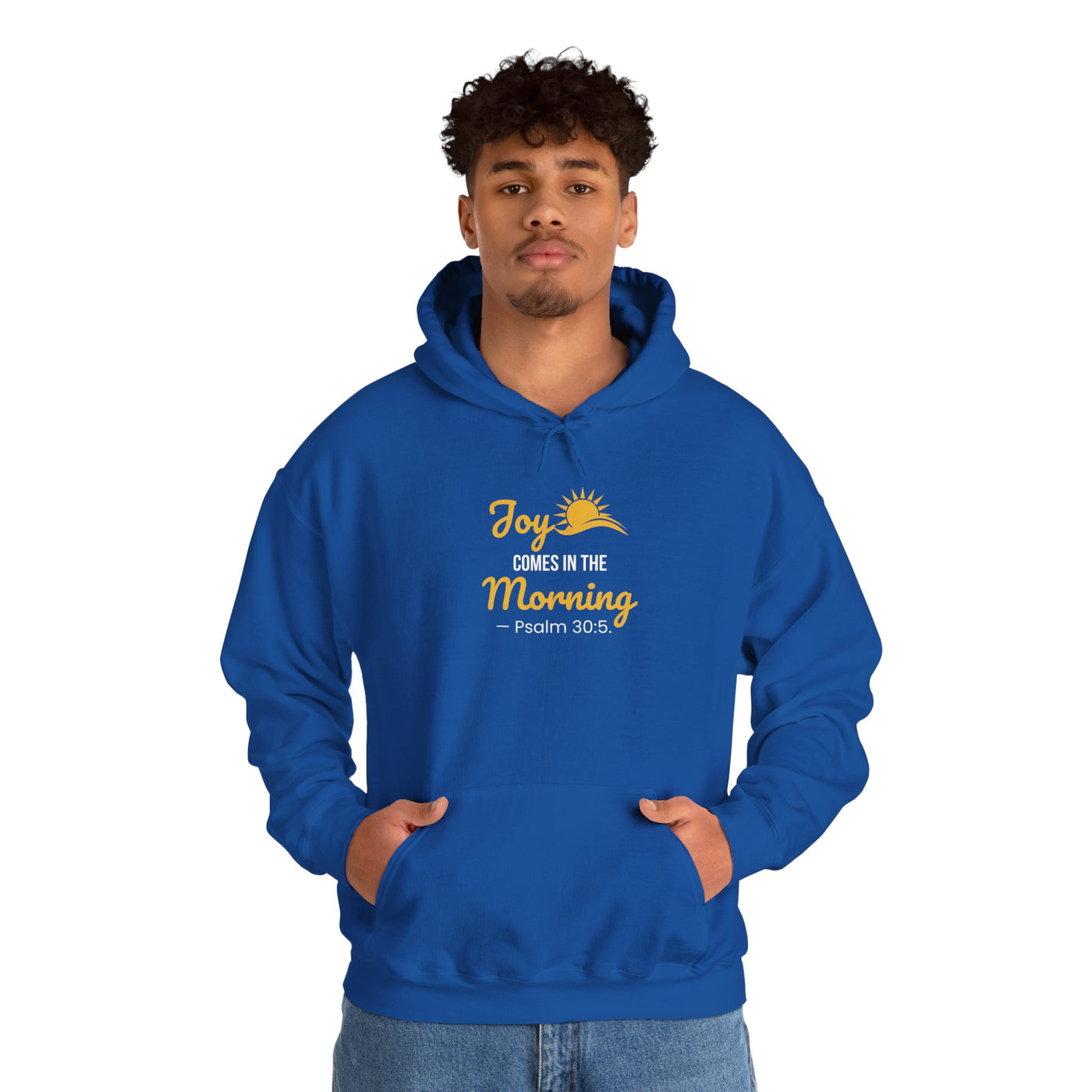 Joy Comes in the Morning Hoodie, Inspirational  Sweatshirt
