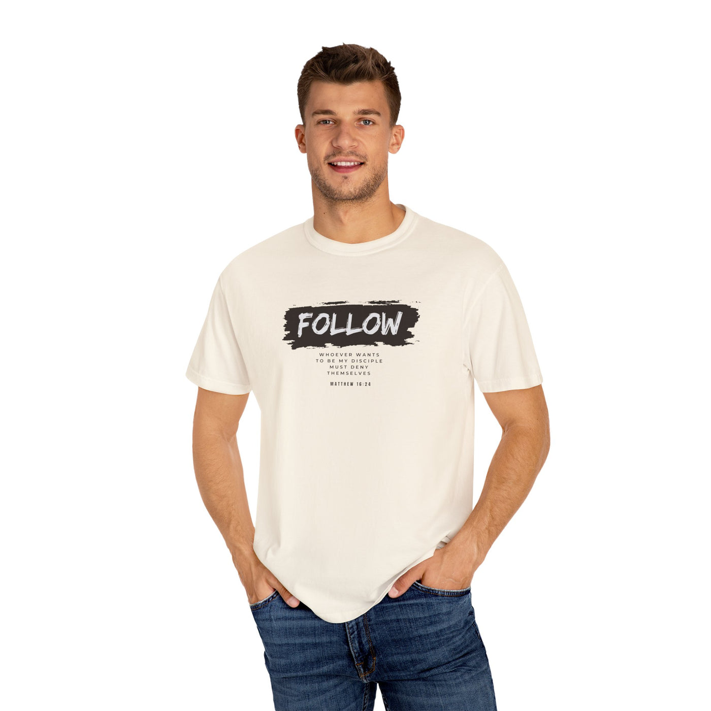 Follow Me Motivational Unisex T-shirt, Comfortable Tee for Everyday Wear